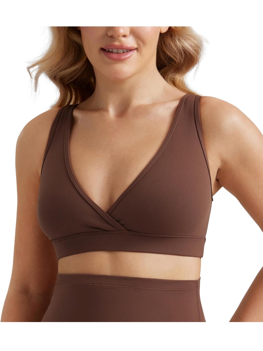 CRZ YOGA Butterluxe Maternity Nursing Bra Wireless Sleep Breastfeeding Lounge